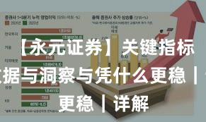 【永元证券】关键指标：数据与洞察与凭什么更稳｜详解