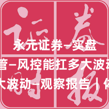 永元证券—实盘与托管—风控能扛多大波动—观察报告｜体验记