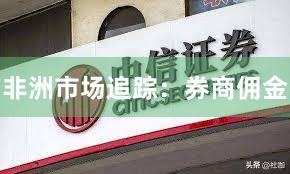 非洲市场追踪：券商佣金