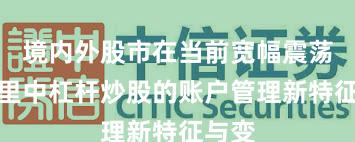 境内外股市在当前宽幅震荡周期里中杠杆炒股的账户管理新特征与变